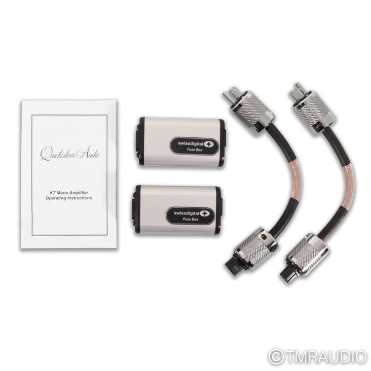 Quicksilver Audio KT88 Mono Tube Monoblock Power Amplifiers; Pair