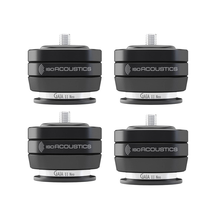 IsoAcoustics Gaia II Neo Isolators in black finish