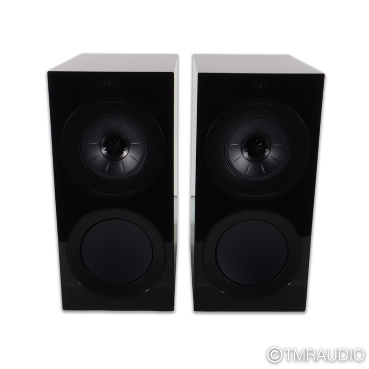 KEF R3 Meta Bookshelf Speakers; Gloss Black Pair