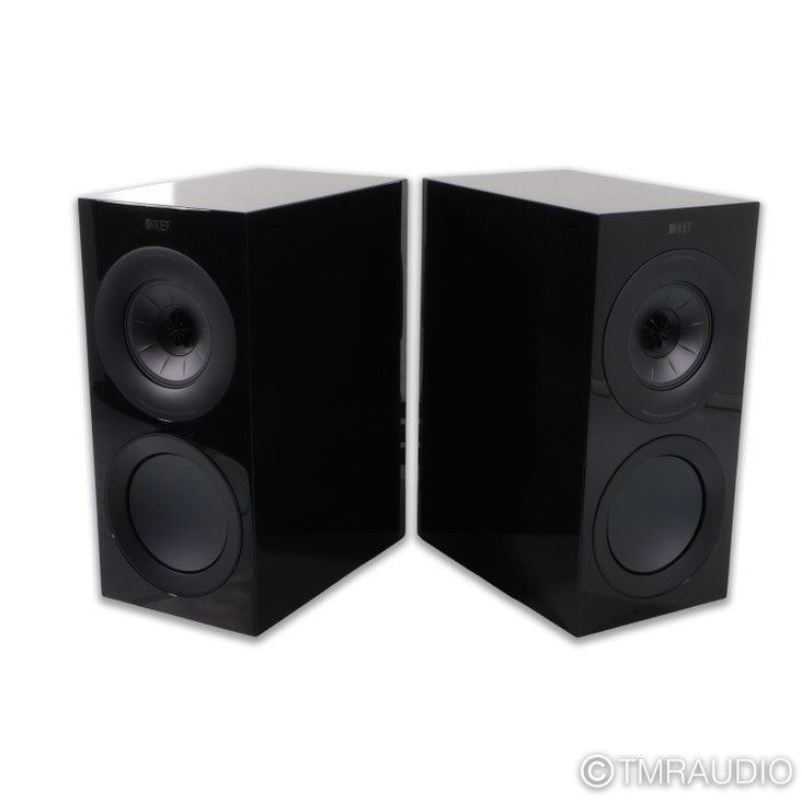 KEF R3 Meta Bookshelf Speakers; Gloss Black Pair