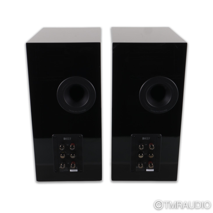 KEF R3 Meta Bookshelf Speakers; Gloss Black Pair
