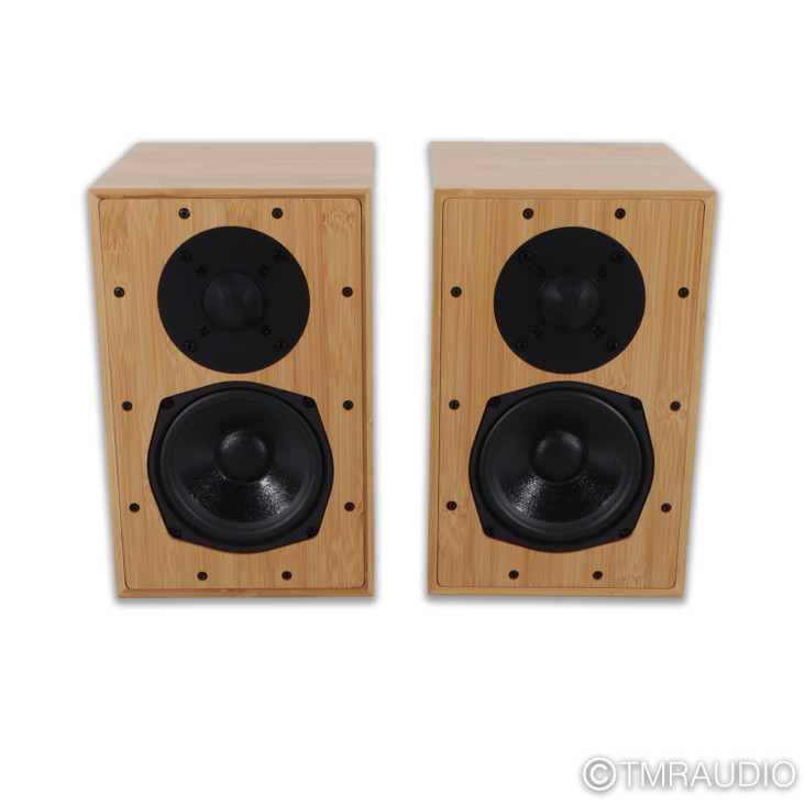 Galion Audio TS Voyager Mk2 SE Bookshelf Speakers; Natural Bamboo Pair
