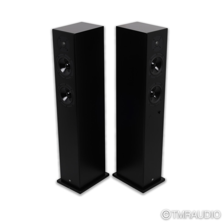 Totem Acoustic Kin Play Towers Powered Floorstanding Speakers; Black Pair