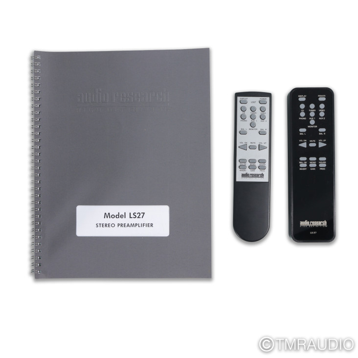 Audio Research LS27 Stereo Tube Preamplifier (Upgraded Remote)