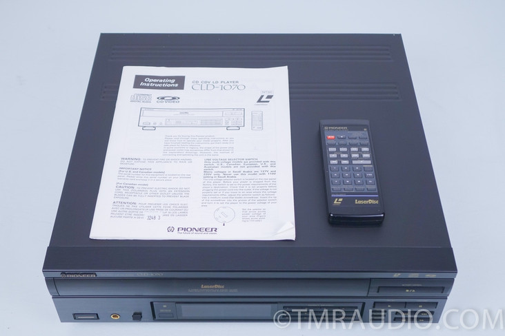 Pioneer CLD-1070 Laserdisc LD / CD / CDV Player AS-IS