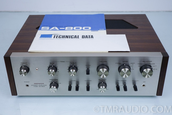 Pioneer SA-800 Vintage Stereo Integrated Amplifier in Factory Box