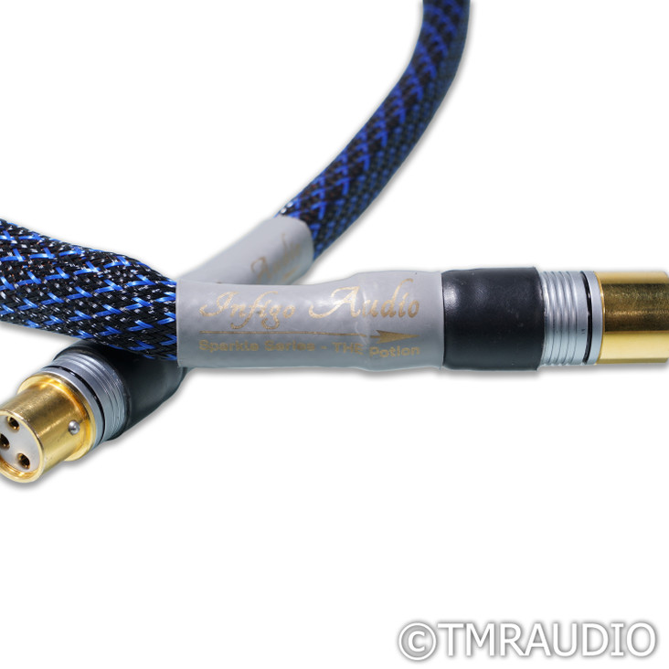 Infigo Audio Sparkle XLR Cables; 1m Pair Balanced Interconnects