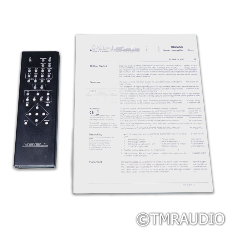 Krell Illusion II Stereo Preamplifier (1/2)