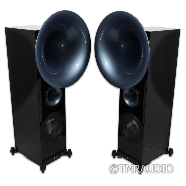 Avantgarde Duo SD iTRON G3 Active Floorstanding Speakers; Gloss Black Pair (Upgrades)
