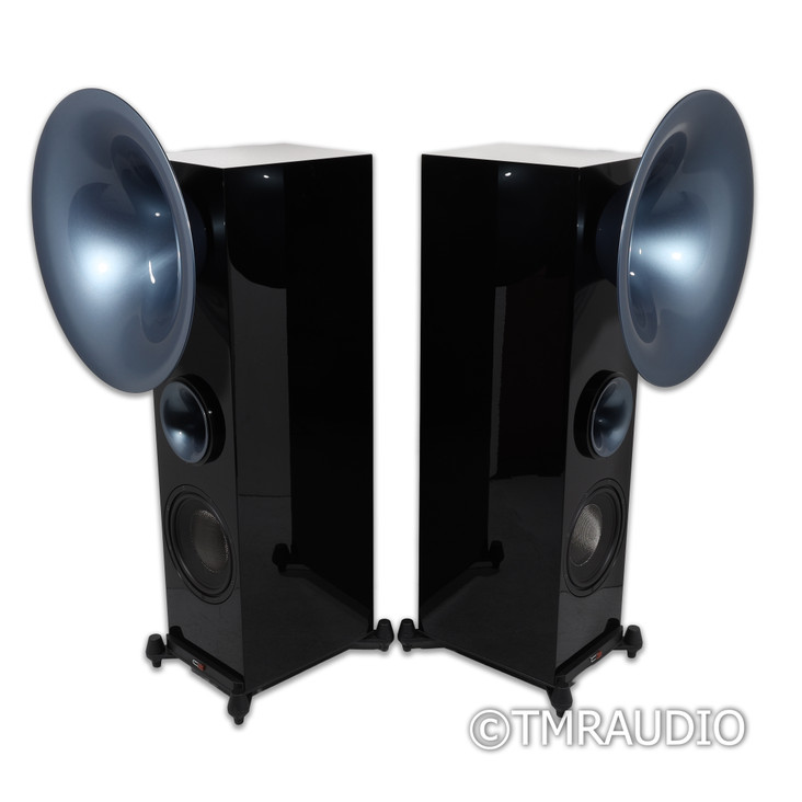 Avantgarde Duo SD iTRON G3 Active Floorstanding Speakers; Gloss Black Pair (Upgrades)