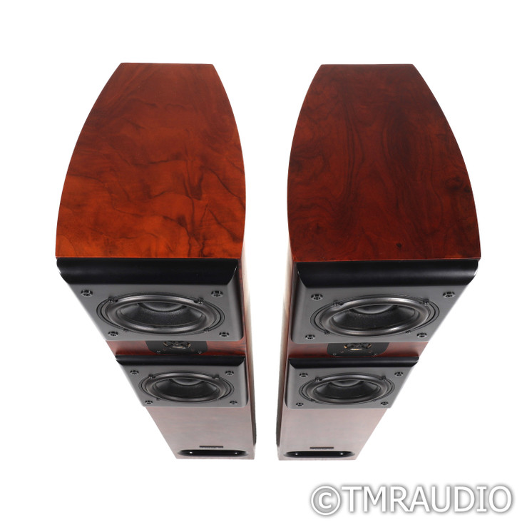 Acoustic Zen Adagio Floorstanding Speakers; Matte Burl Walnut Pair