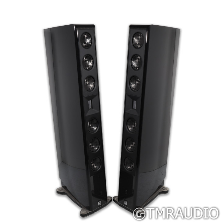 Borresen X6 Floorstanding Speakers; Black Pair