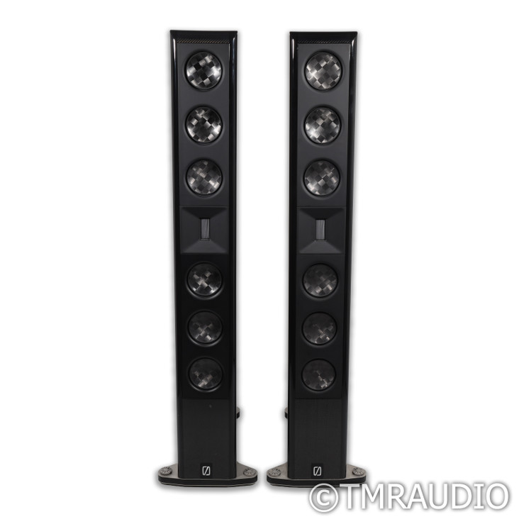 Borresen X6 Floorstanding Speakers; Black Pair