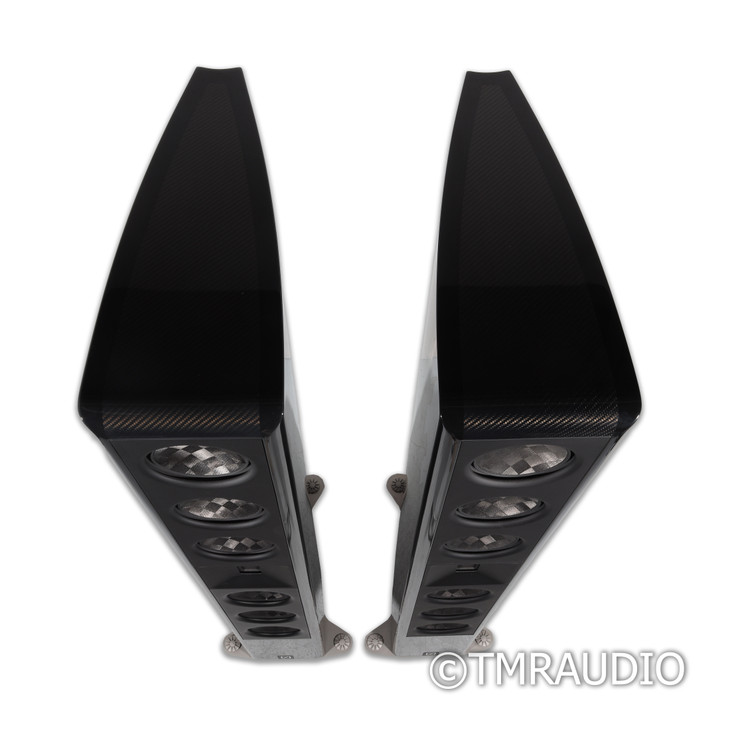 Borresen X6 Floorstanding Speakers; Black Pair