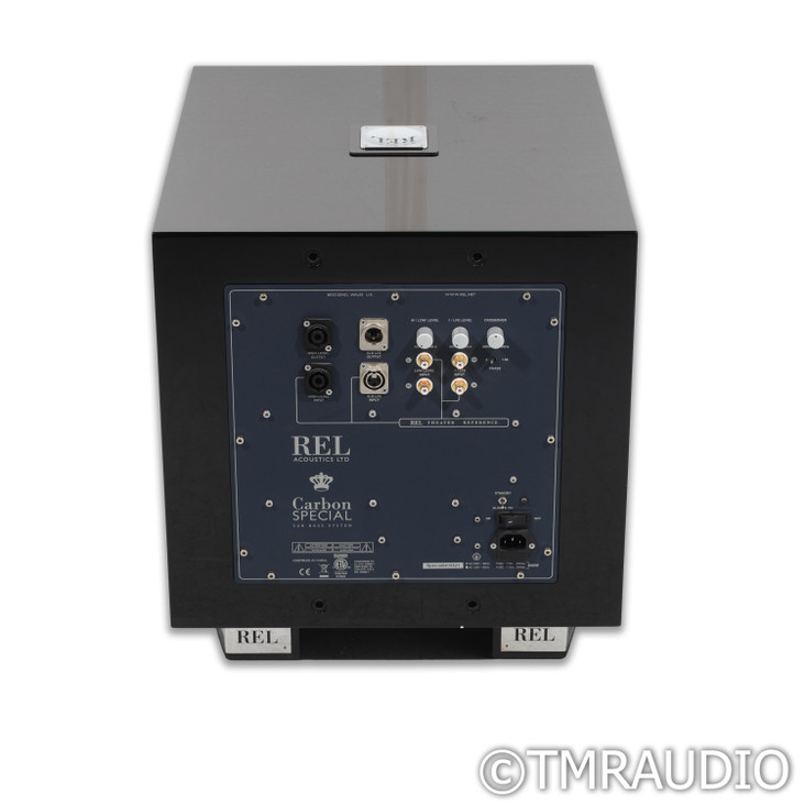 REL Acoustics Carbon Special 12" Powered Subwoofer; Piano Black (1/4)