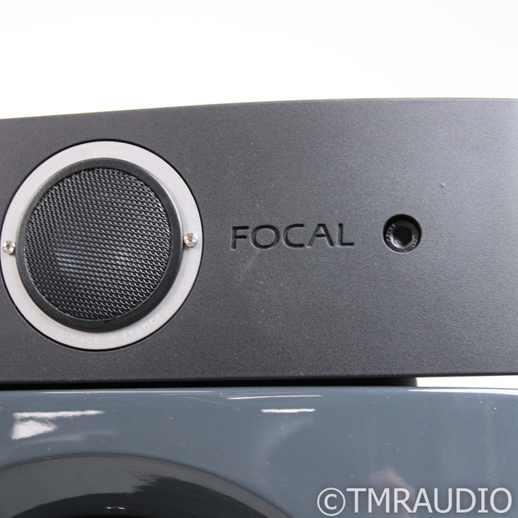 Focal Diablo Utopia Colour Evo Bookshelf Speakers; Ash Gray Pair; Stands (Used)