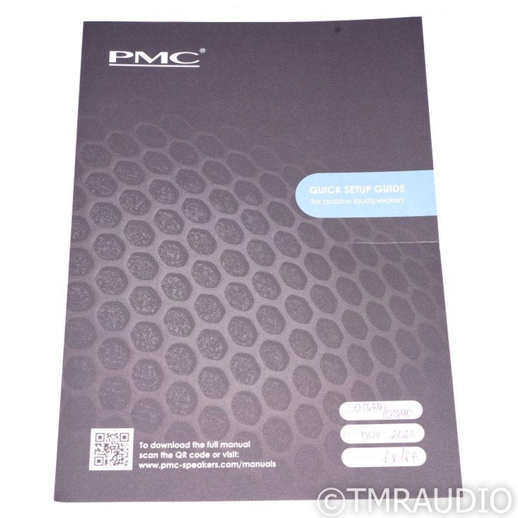 PMC prodigy1 Bookshelf Speakers; Black Pair