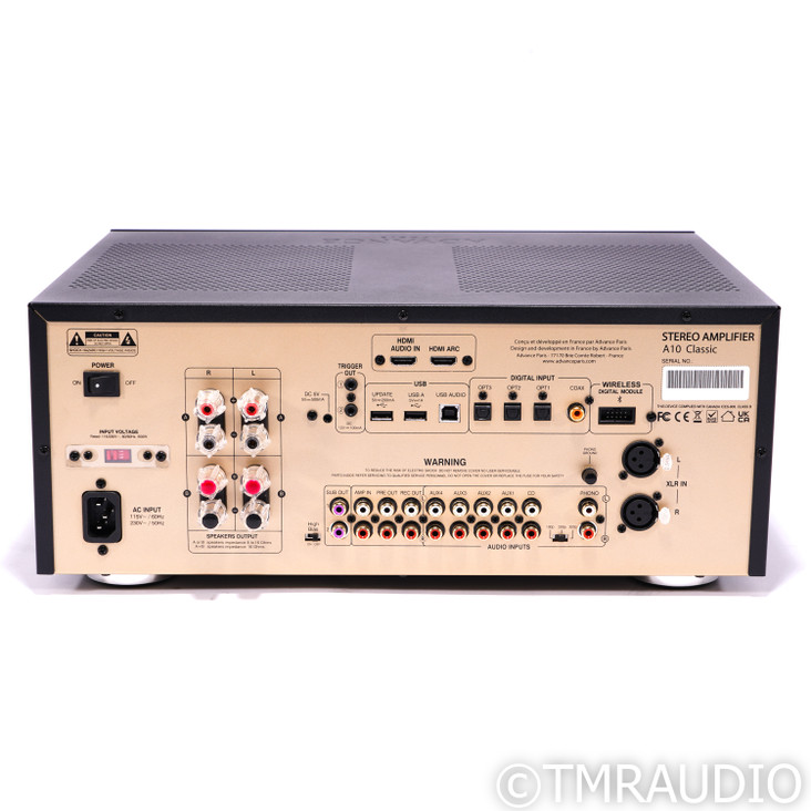 Advance Paris A10 Classic Hybrid  Integrated Amplifier; MM Phono