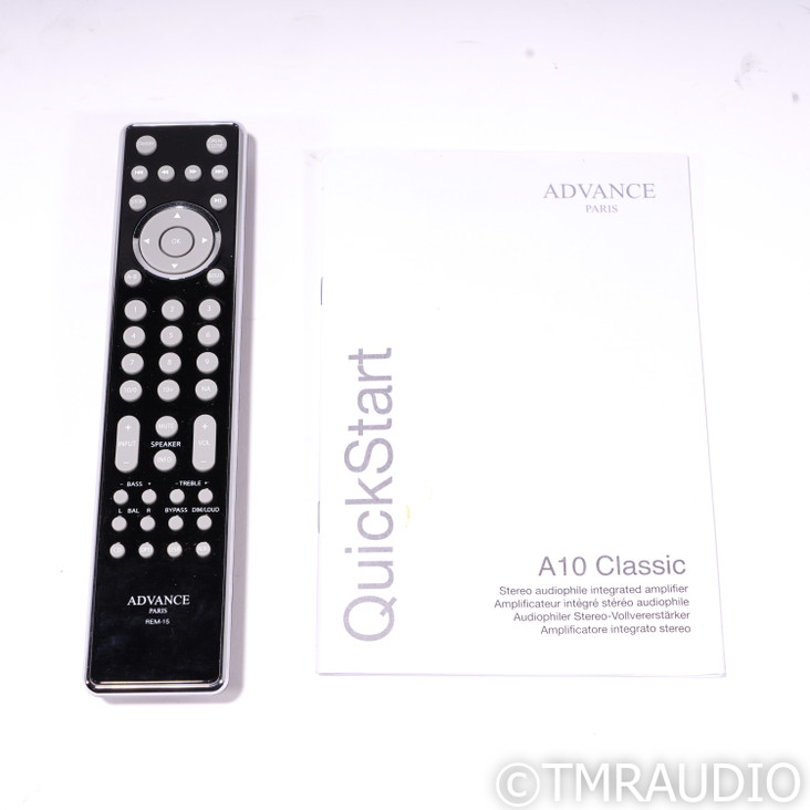 Advance Paris A10 Classic Hybrid  Integrated Amplifier; MM Phono