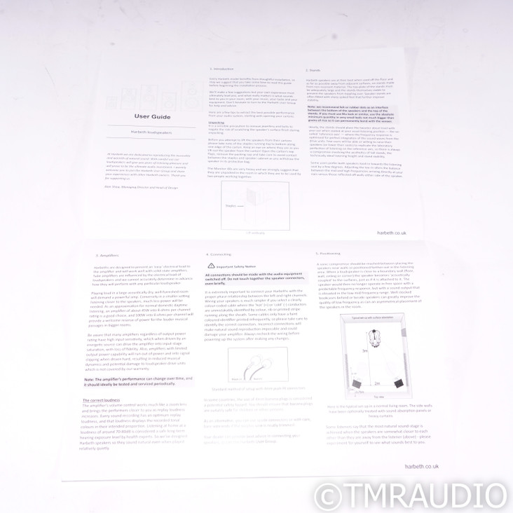 Harbeth P3ESR XD2 Bookshelf Speakers; Walnut Pair (Mint / Unused)