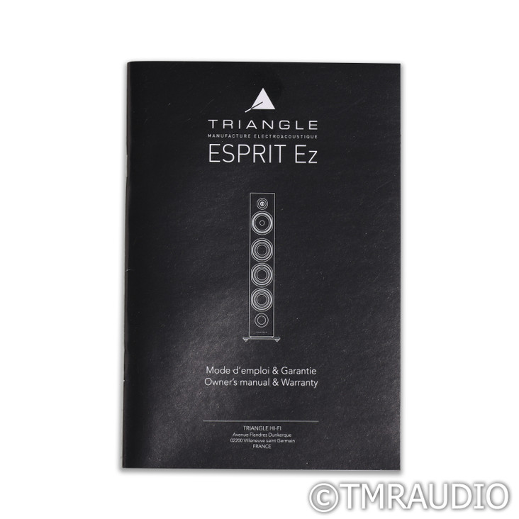 Triangle Esprit Australe EZ Floorstanding Speakers; Black Ash Pair (Mint / Unused)