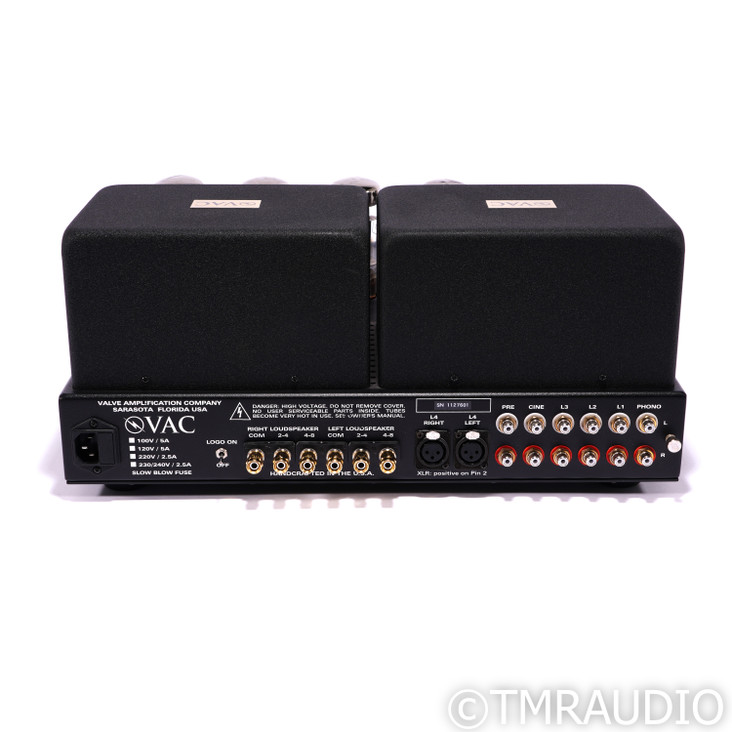 VAC Sigma 160i Stereo Tube Integrated Amplifier; MC Phono Upgrade