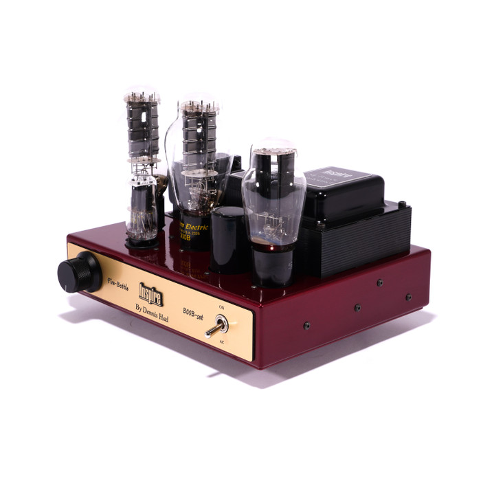 Dennis Had Inspire Fire-Bottle 300B Stereo Tube Power Amplifier; Cherry 