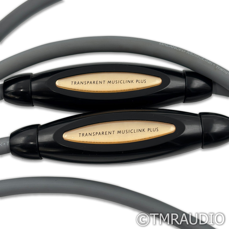 Transparent Audio MusicLink Plus XLR Cables; 2m Pair Balanced Interconnects