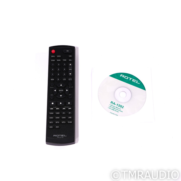 Rotel RA-1592 Stereo Integrated Amplifier; MM Phono