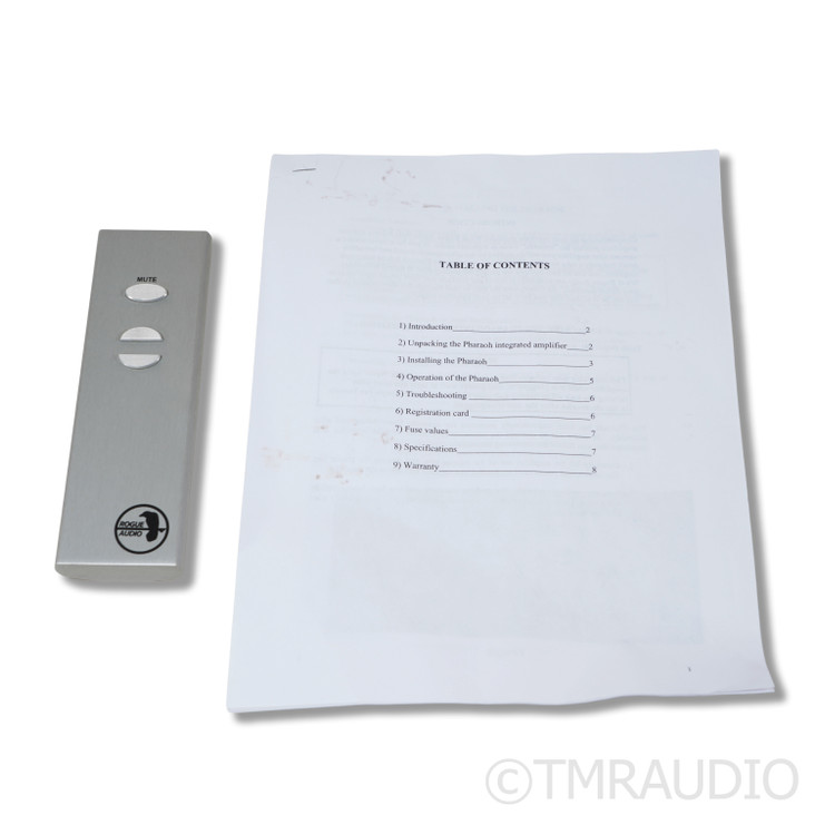 Rogue Audio Pharaoh Stereo Tube Integrated Amplifier; MM / MC Phono