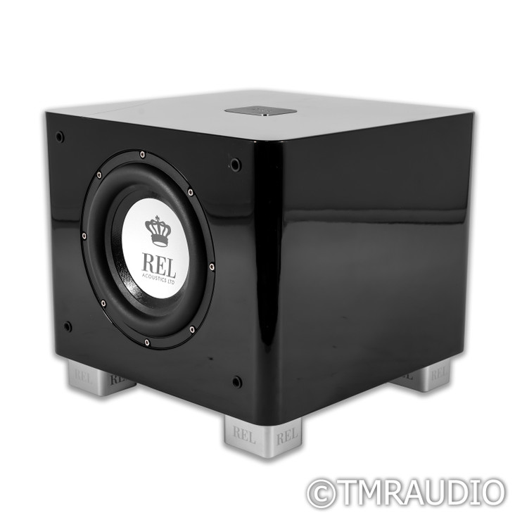 REL Acoustics T/7x 8" Powered Subwoofer; High Gloss Black