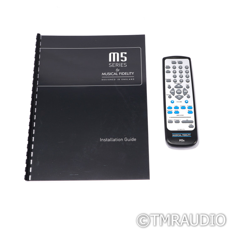 Musical Fidelity M5si Integrated Stereo Amplifier; MM Phono (1/2)