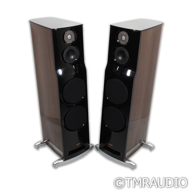 Usher ML-802 Floorstanding Speakers; High Gloss Macassar Ebony Pair