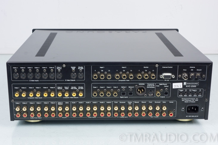 Parasound AVC-2500 Home Theater Preamplifier / Processor
