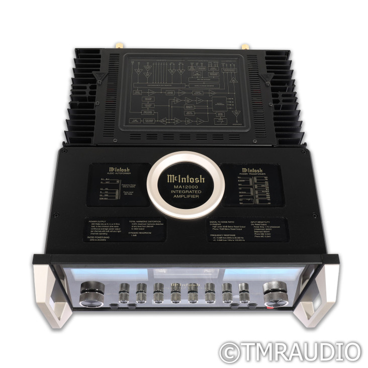 McIntosh MA12000 Stereo Tube Hybrid Integrated Amplifier; MM / MC Phono