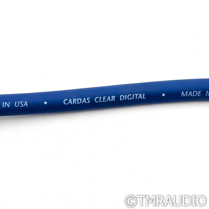 Cardas Clear RCA-BNC Coaxial Cable; 1.5m Single Digital Interconnect