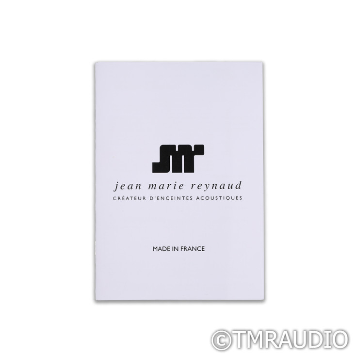 Jean-Marie Reynaud Bliss Jubilé Bookshelf Speakers; Black Pair with Stands