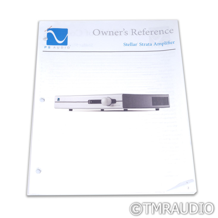 PS Audio Stellar Strata Stereo Integrated Amplifier (1/1) (1/0)