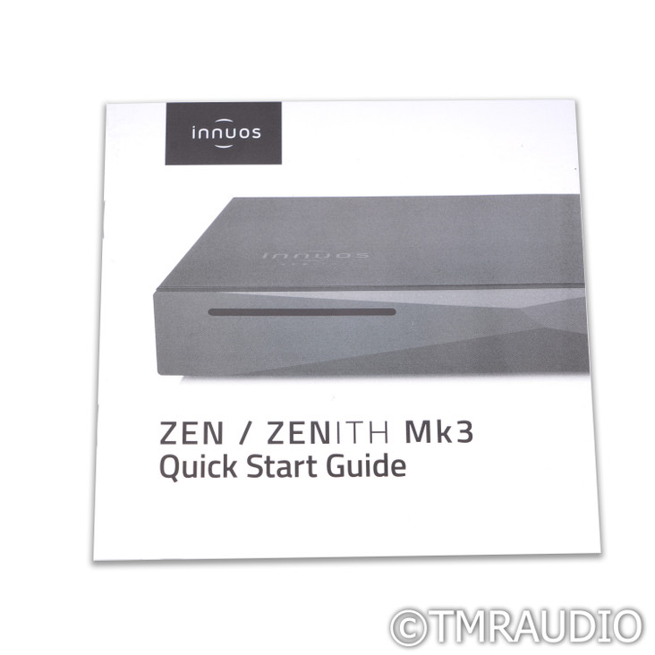 Innuos Zenith MK3 Network Streamer; 1TB