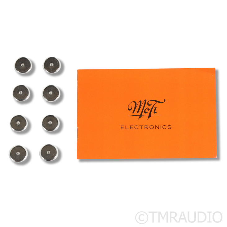 MoFi Sourcepoint 10 Master Edition Bookshelf Speakers; Black Pair w/ Stands