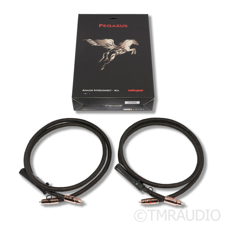 AudioQuest Pegasus RCA Cables; 1.5m Pair Interconnects