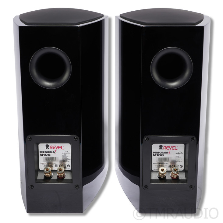 Revel Performa3 M106 Bookshelf Speakers; Black Pair