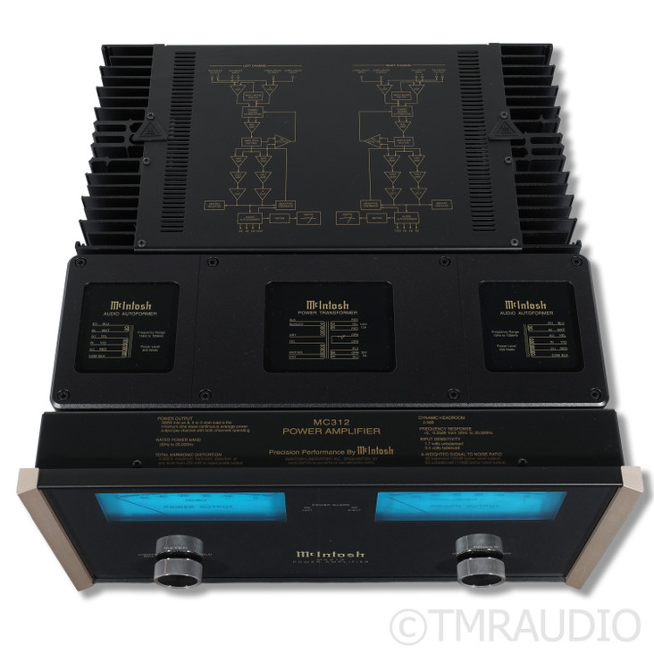 McIntosh MC312 Stereo Power Amplifier; MC-312