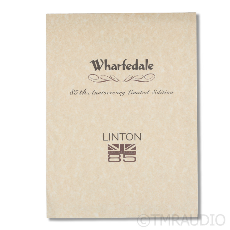 Wharfedale Linton 85th Anniversary Bookshelf Speakers; Walnut Pair