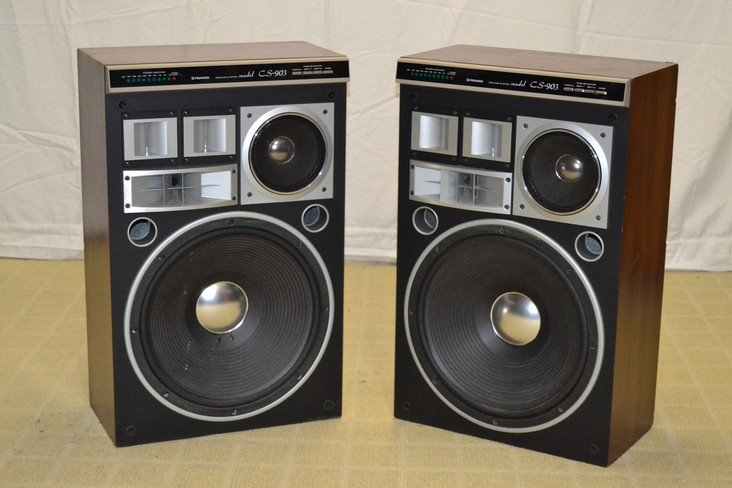 Pioneer CS-903 Vintage Speakers; Excellent Working Pair