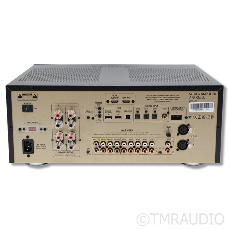 Advance Paris A10 Classic Stereo Hybrid Integrated Amplifier; MM Phono