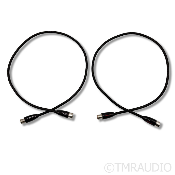 AudioQuest Mackenzie XLR Cables; 1m Pair Balanced Interconnects 