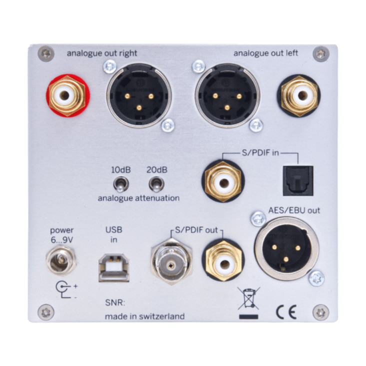 Weiss DAC204 MK2 D/A Converter back view