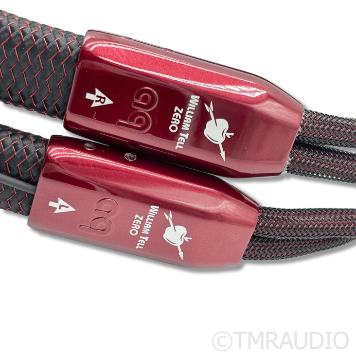 AudioQuest William Tell ZERO Speaker Cables; 7.4ft Pair
