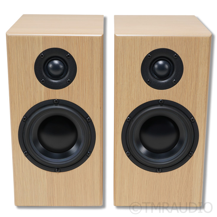 Totem Acoustic Bison Monitor Bookshelf Speakers; White Oak Pair